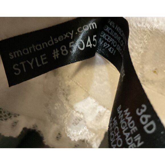 Smart & Sexy Lace Unlined Underwire Bra 36D - Picture 5 of 7